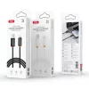 XO NB302 USB–USB-C kábel 1,0m 3A fekete