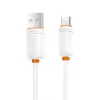 XO cable NB302 USB-USB-C 1,0 m 3A töltőkábel fehér