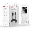 XO cable NB302 USB-USB-C 1,0 m 3A töltőkábel fehér