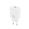 XO fali töltő CE40 PD 20W, 1x USB-C, 1x USB, fehér