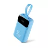 Forever Vibe-TB65 PD QC 65W 20000 mAh külső akkumulátor világoskék