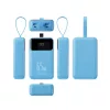 Forever Vibe-TB65 PD QC 65W 20000 mAh külső akkumulátor világoskék