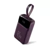 Forever Vibe-TB65 20000 mAh PD QC 65W külső akkumulátor sötét cseresznye