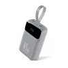 Forever Vibe-TB65 powerbank PD QC 65W 20000 mAh ezüst
