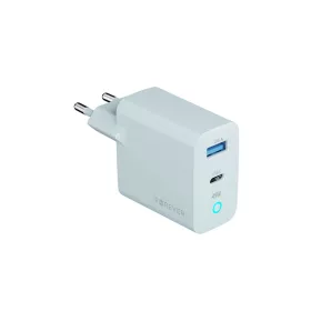   Forever Vibe-TC45AC GaN PD QC töltő 45W 1x USB-C 1x USB ezüst