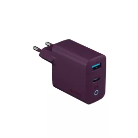   Forever Vibe-TC45AC GaN PD QC 45W töltő 1x USB-C, 1x USB, sötét cseresznye