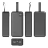 Forever hordozható akkumulátor TB-300XL PD QC 22,5W 30000 mAh fekete