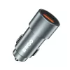 BWOO BO-CC73 PD autós töltő 1x USB-C – USB-A port 38W ezüst