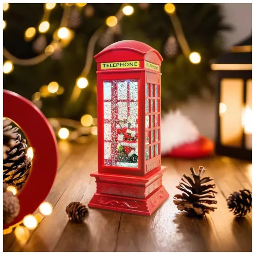 Forever Light Christmas Snow Globe Lantern Phone Box FLX-2 lámpás
