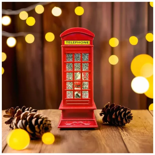 Forever Light Christmas Snow Globe Lantern Phone Box FLX-2 lámpás