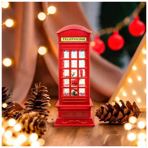 Forever Light Christmas Snow Globe Lantern Phone Box FLX-2 lámpás
