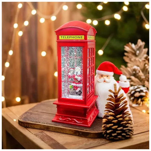 Forever Light Christmas Snow Globe Lantern Phone Box FLX-2 lámpás