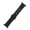 Szilikon szíj S/M Apple Watch 38/40/41 mm készülékhez fekete