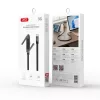 XO cable NB-Q311 PD USB-C–USB-C 1,5 m 240 W lapos kábel tartóval fekete