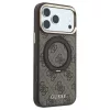 Guess Ring Stand 360 4G Classic Logo MagSafe tok iPhone 18 Pro / 17 Pro készülékhez barna