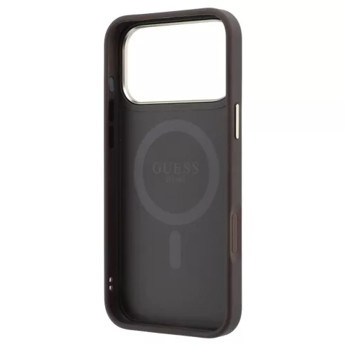 Guess Ring Stand 360 4G Classic Logo MagSafe tok iPhone 18 Pro / 17 Pro készülékhez barna
