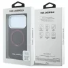 Karl Lagerfeld Ring Stand 360 Saffiano Classic Logo MagSafe tok iPhone 18 Pro Max / 17 Pro Max készülékhez bordó