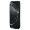 Karl Lagerfeld Karl&Choupette Ring MagSafe szilikon tok iPhone 18 Pro / iPhone 17 Pro készülékhez fekete
