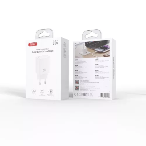 XO fali töltő CE51 PD 20W 1x USB-C fehér