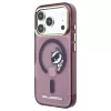 Karl Lagerfeld Peekaboo Logo MagSafe tok iPhone 18 Pro Max és 17 Pro Max készülékhez bordó