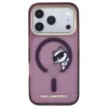 Karl Lagerfeld Peekaboo Logo MagSafe tok iPhone 18 Pro Max és 17 Pro Max készülékhez bordó