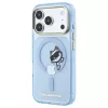 Karl Lagerfeld Peekaboo Logo MagSafe tok iPhone 18 Pro / 17 Pro készülékhez világoskék