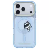 Karl Lagerfeld Peekaboo Logo MagSafe tok iPhone 18 Pro / 17 Pro készülékhez világoskék
