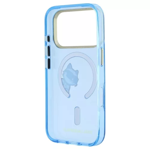 Karl Lagerfeld Peekaboo Logo MagSafe tok iPhone 18 Pro / 17 Pro készülékhez világoskék