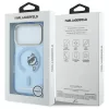 Karl Lagerfeld Peekaboo Logo MagSafe tok iPhone 18 Pro / 17 Pro készülékhez világoskék