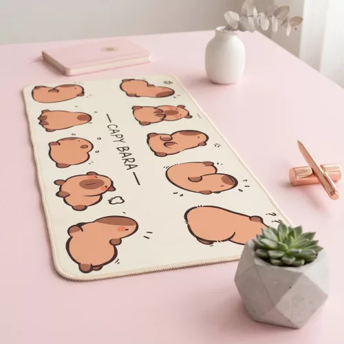 Maxlife Home Office asztali alátét MXDM-01 30x80 cm Capybara