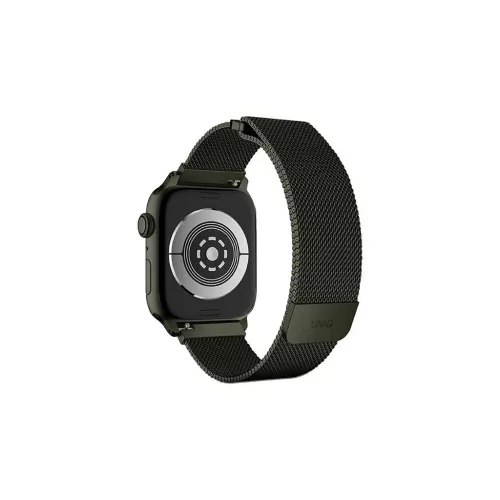 UNIQ Dante Strap Apple Watch Series 1/2/3/4/5/6/7/8/SE/SE2/SE3 készülékhez 38/40/41mm rozsdamentes acél szíj zöld