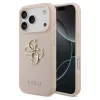 Guess Grained Big 4G & Classic Logo tok iPhone 17 Pro készülékhez rózsaszín