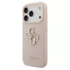 Guess Grained Big 4G & Classic Logo tok iPhone 17 Pro készülékhez rózsaszín
