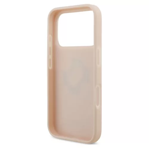 Guess Grained Big 4G & Classic Logo tok iPhone 17 Pro készülékhez rózsaszín