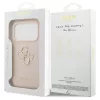 Guess Grained Big 4G & Classic Logo tok iPhone 17 Pro készülékhez rózsaszín