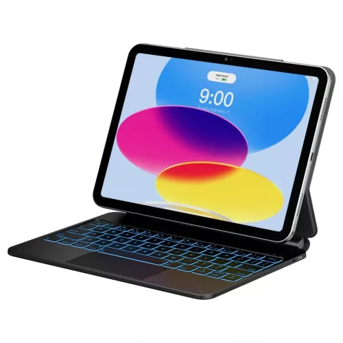 Billentyűzetes tok Typecase Edge – iPad 11" (A16) 2025 készülékhez / iPad 10.9" (2022) készülékhez fekete