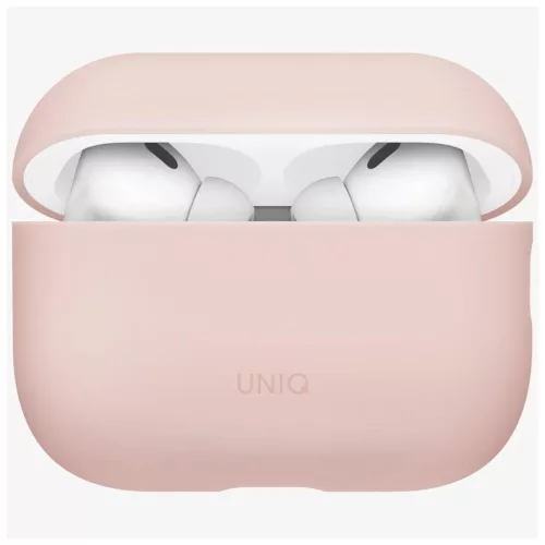Tok UNIQ Lino AirPods Pro 3 gen készülékhez Silicone rózsaszín