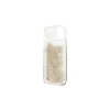 Guess GUHCP13SLGPEGO iPhone 13 mini készülékhez 5,4" kemény tok Peony Liquid Glitter arany