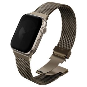   UNIQ Dante Pro rozsdamentes acél szíj Apple Watch 42/41/40mm készülékhez arany