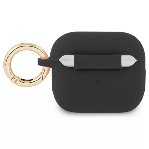 Guess GUA3SSSK AirPods 3 készülékhez tok szilikon Vintage Script fekete