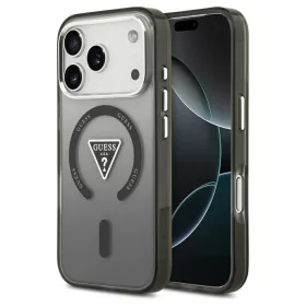   Guess IML Gradient Triangle Logo MagSafe tok iPhone 17 Pro készülékhez fekete
