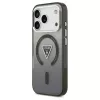 Guess IML Gradient Triangle Logo MagSafe tok iPhone 17 Pro készülékhez fekete