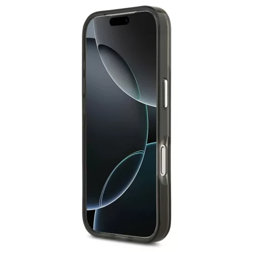 Guess IML Gradient Triangle Logo MagSafe tok iPhone 17 Pro készülékhez fekete