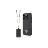Guess GUHCP13LP4TDSCPK iPhone 13 Pro / 13 6.1" készülékhez keménytok Crossbody 4G Metal Logo fekete