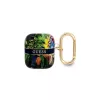 Guess GUA2HHFLB AirPods készülékhez tok Flower Strap Collection kék