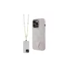Guess GUHCP13LP4TDSCPP iPhone 13 Pro / 13 készülékhez kemény tok Crossbody 4G Metal Logo rózsaszín