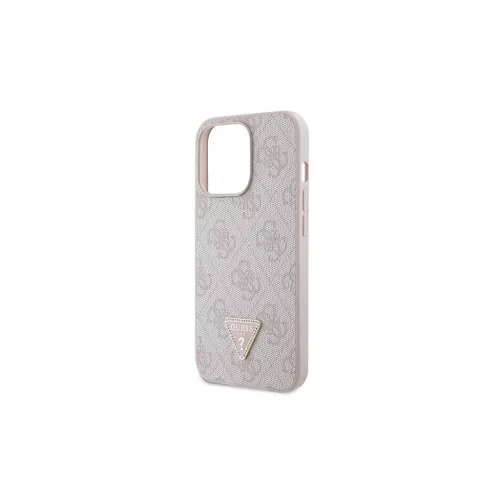Guess GUHCP13LP4TDSCPP iPhone 13 Pro / 13 készülékhez kemény tok Crossbody 4G Metal Logo rózsaszín