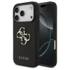 Guess Grained Big 4G & Classic Logo tok iPhone 17 Pro készülékhez fekete