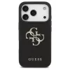 Guess Grained Big 4G & Classic Logo tok iPhone 17 Pro készülékhez fekete