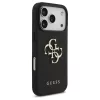 Guess Grained Big 4G & Classic Logo tok iPhone 17 Pro készülékhez fekete